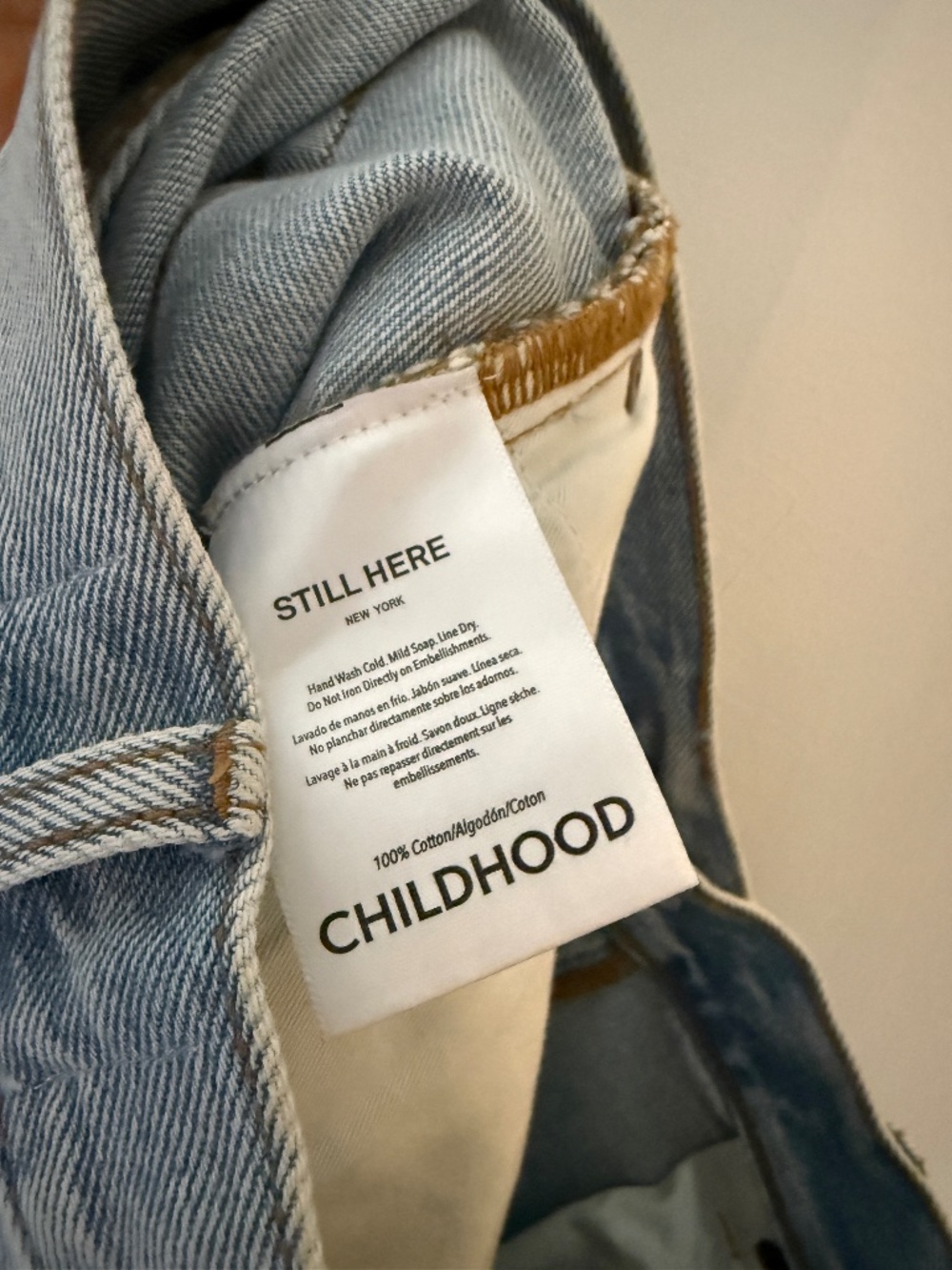 Still Here Childhood in Vintage blue sz 28 - Picture 6 of 8